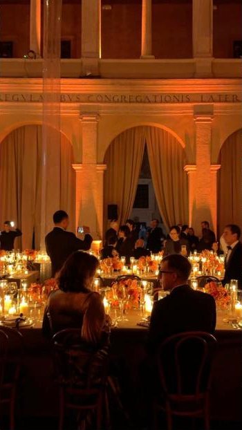 Serata di gala Brioni al Chiostro del Bramante